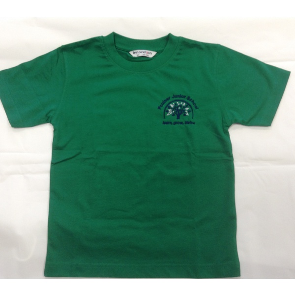 Poulner Junior School - Poulner Junior School - T Shirt - New Logo, Poulner Junior School