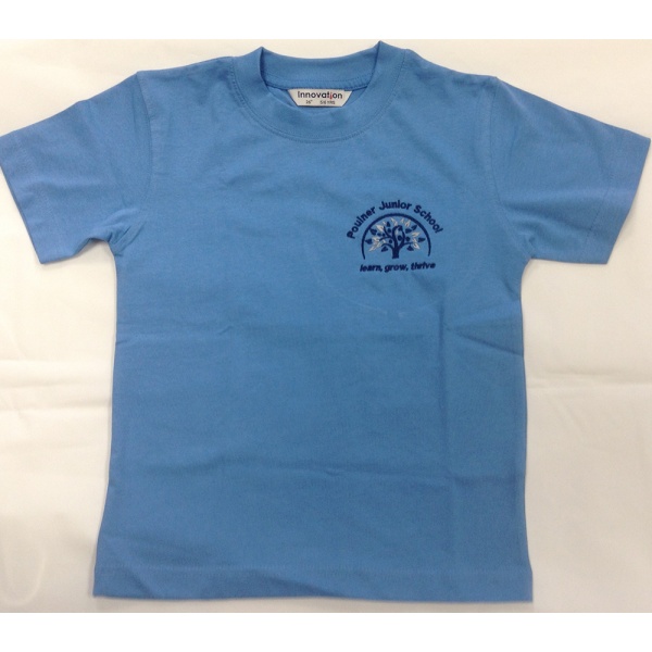 Poulner Junior School - Poulner Junior School - T Shirt - New Logo, Poulner Junior School