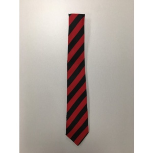Moyles Court School - Red/Black Senior Tie, Moyles Court School