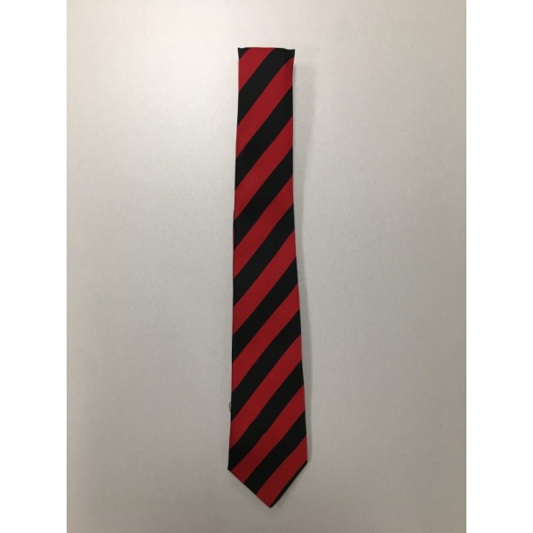 Moyles Court School - Red/Black Senior Tie, Moyles Court School