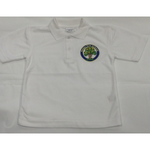 Parley First School - White Polo Shirt, parley first school, Parley First School