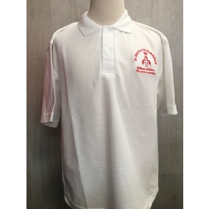 St Marys C of E First School - Polo Shirt - White, St Mary's CE First School