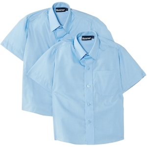 General - Boys Shirt - S/S Twin Pack, Shirts and Blouses