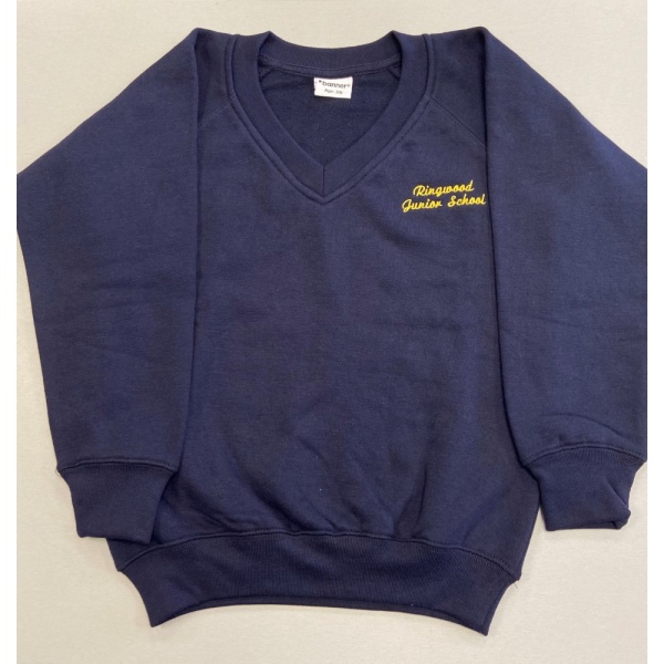 EskimoST-929_1.jpg Ringwood Junior School - V Neck Sweatshirt, Ringwood Junior School